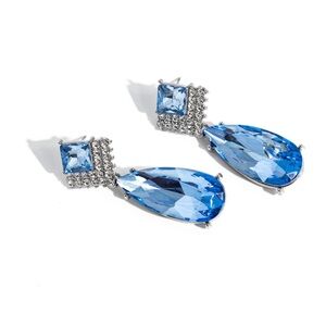 Elegant Blue Earrings